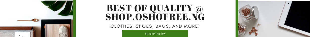 Welcome to shop.oshofree.ng
